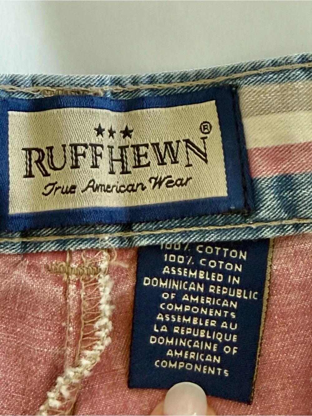 Vintage Ruff Hewn Striped Pleated Men’s Shorts Size 32 X 7” Granpa Chic 80s 90s